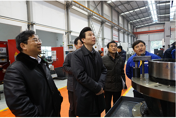 市委副秘書(shū)長(zhǎng)、高新區(qū)黨工委副書(shū)記石顯銀蒞臨我公司指導(dǎo)工作